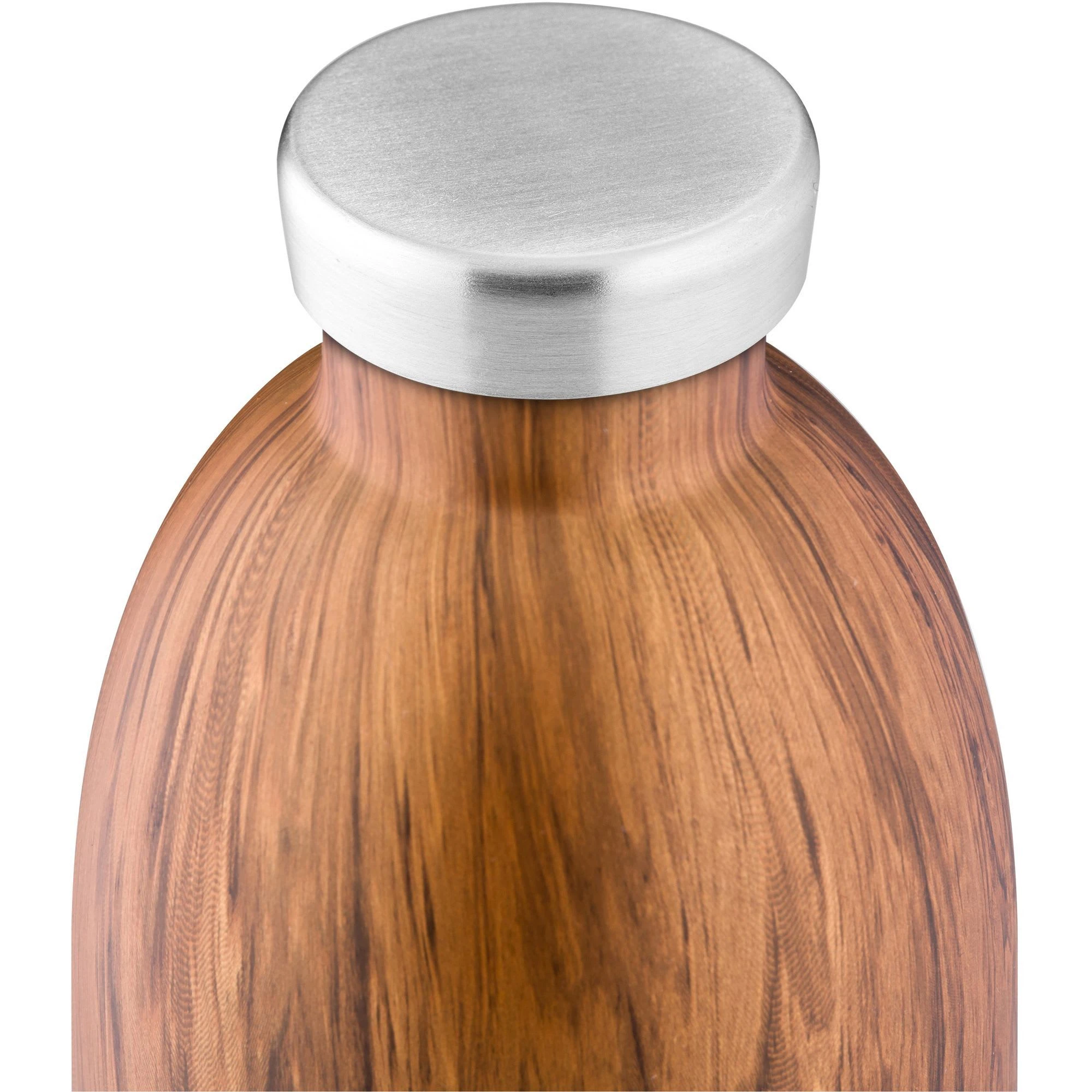 24Bottles Wood Clima Trinkflasche 850 Ml In Sequoia Wood 2 24Bottles Wood Clima Trinkflasche 850 Ml In Sequoia Wood – Bild 2
