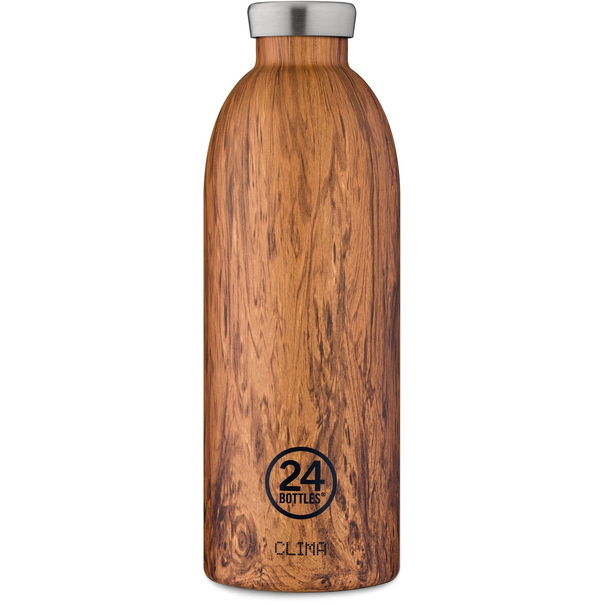 24Bottles Wood Clima Trinkflasche 850 Ml In Sequoia Wood 1 24Bottles Wood Clima Trinkflasche 850 Ml In Sequoia Wood