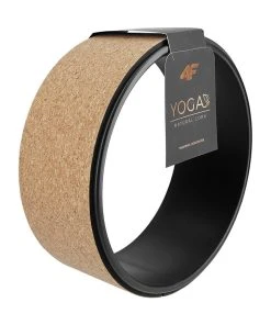 4F Yoga-Roller In Hellbraun/ Schwarz -Relaxdays Verkaufsshop 4f yoga roller in hellbraun schwarz 3