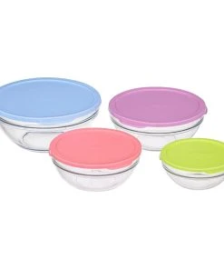 5five Simply Smart Glasschüsseln Mit Deckeln In Transparent