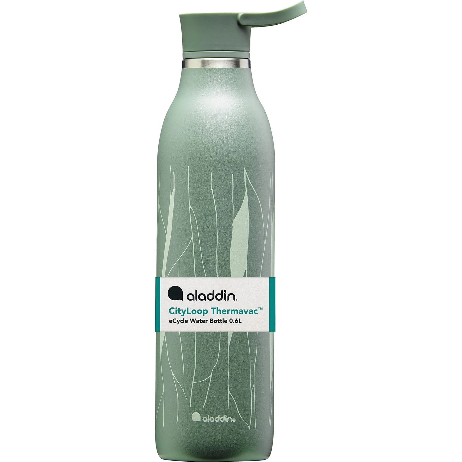 Aladdin CityLoop Isolierflasche, 0,6L, Salbei-Grün + Print 2 Aladdin CityLoop Isolierflasche, 0,6L, Salbei-Grün + Print – Bild 2