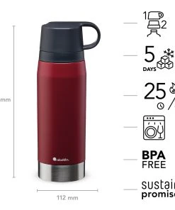 Aladdin CityPark Thermoflasche, 1,1L, Burgund-Rot 8 Aladdin CityPark Thermoflasche, 1,1L, Burgund-Rot -Relaxdays Verkaufsshop aladdin citypark thermoflasche 1 1l burgund rot 3