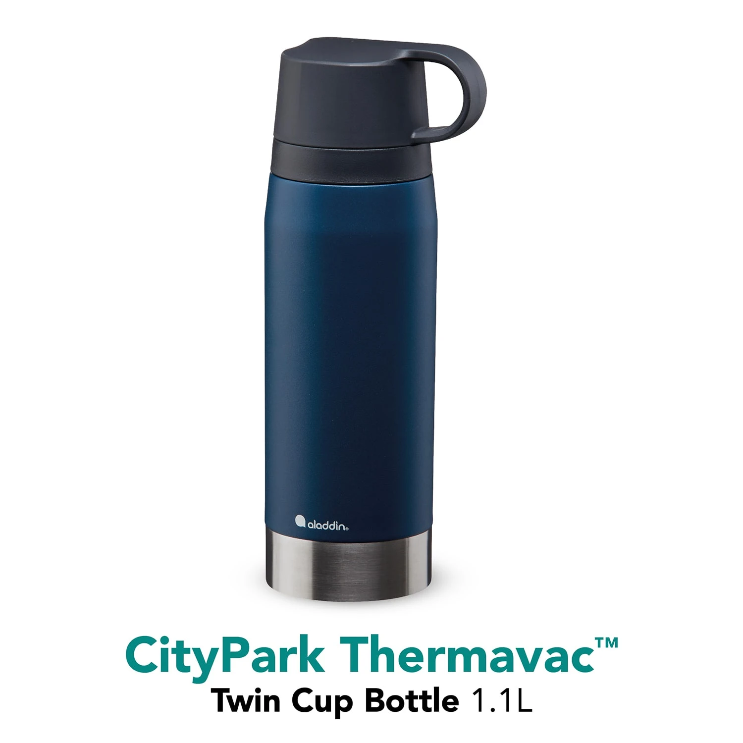 Aladdin CityPark Thermoflasche, 1,1L, Navy-Blau 3 Aladdin CityPark Thermoflasche, 1,1L, Navy-Blau – Bild 3
