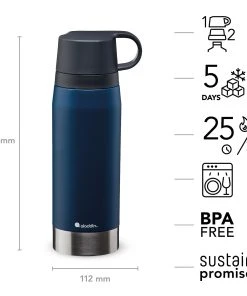 Aladdin CityPark Thermoflasche, 1,1L, Navy-Blau 8 Aladdin CityPark Thermoflasche, 1,1L, Navy-Blau -Relaxdays Verkaufsshop aladdin citypark thermoflasche 1 1l navy blau 3