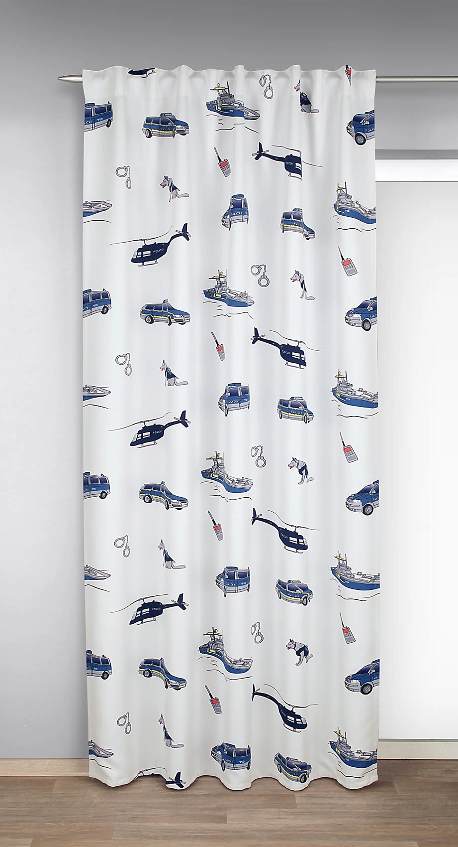 Albani Schal Mit Verdeckten Schlaufen Polizei, Dimout 245 X 135 Cm 2 Albani Schal Mit Verdeckten Schlaufen Polizei, Dimout 245 X 135 Cm – Bild 2