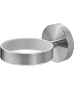 Relaxdays Verkaufsshop -Relaxdays Verkaufsshop amare zahnburstenhalter in silber h 9 x t 7 cm 1