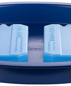 APS 6-tlg. Thermo Tablett Set In Blau/Transparent Ø 35 Cm, H: 15 Cm -Relaxdays Verkaufsshop aps 6 tlg thermo tablett set in blau transparent o 35 cm h 15 cm 4