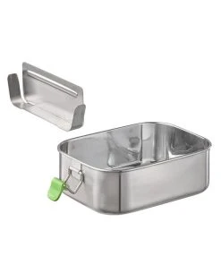 APS Lunchbox 1,1 Liter In Edelstahl 20,5 X 14,5 Cm, H: 6,5 Cm -Relaxdays Verkaufsshop aps lunchbox 1 1 liter in edelstahl 20 5 x 14 5 cm h 6 5 cm 2