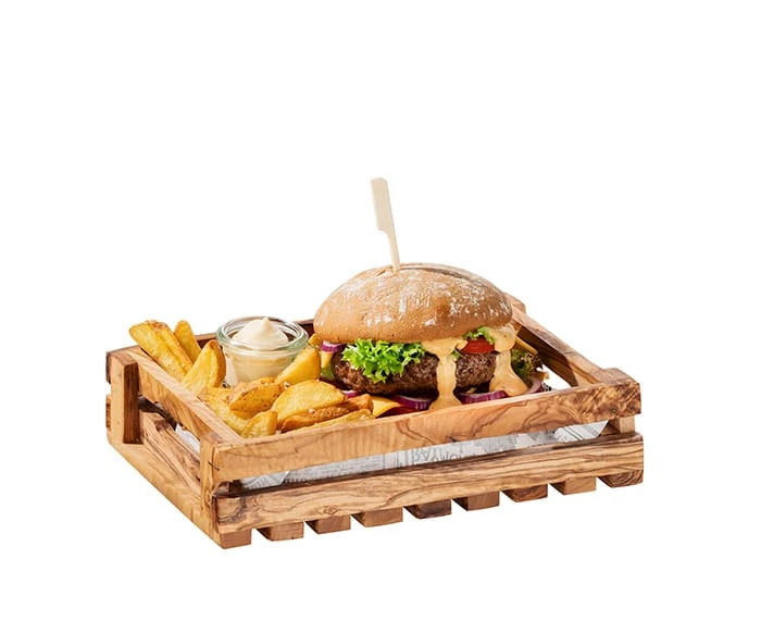 APS Table Caddy -OLIVE- In Braun, Maße: 25 X 18 X 6 Cm 3 APS Table Caddy -OLIVE- In Braun, Maße: 25 X 18 X 6 Cm – Bild 3