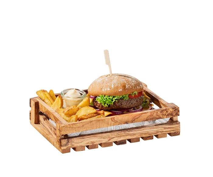 APS Table Caddy -OLIVE- In Braun, Maße: 25 X 18 X 6 Cm 4 APS Table Caddy -OLIVE- In Braun, Maße: 25 X 18 X 6 Cm – Bild 4