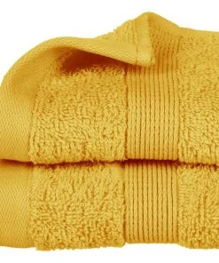 Atmosphera Créateur D'intérieur Baumwollhandtuch In Gelb