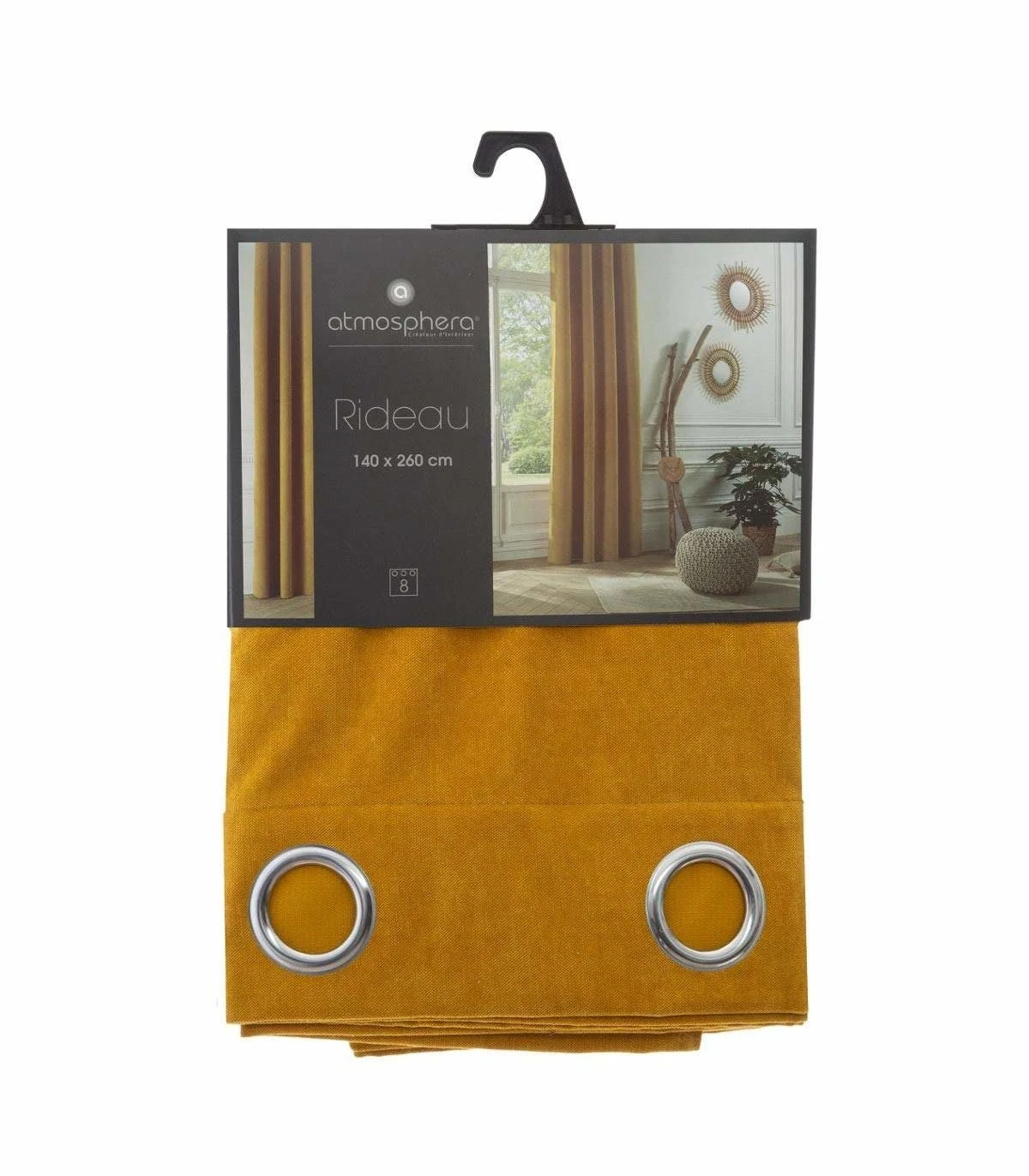 Atmosphera Créateur D'intérieur Fenstervorhang In Gelb 3 Atmosphera Créateur D'intérieur Fenstervorhang In Gelb – Bild 3