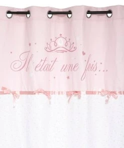 Atmosphera Créateur D'intérieur Fenstervorhang In Rosa