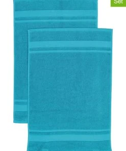 Avance 2er-Set: Premium-Badvorleger In Türkis - (L)75 X (B)50 Cm