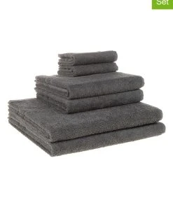 Avance 6tlg. Handtuch-Set In Anthrazit