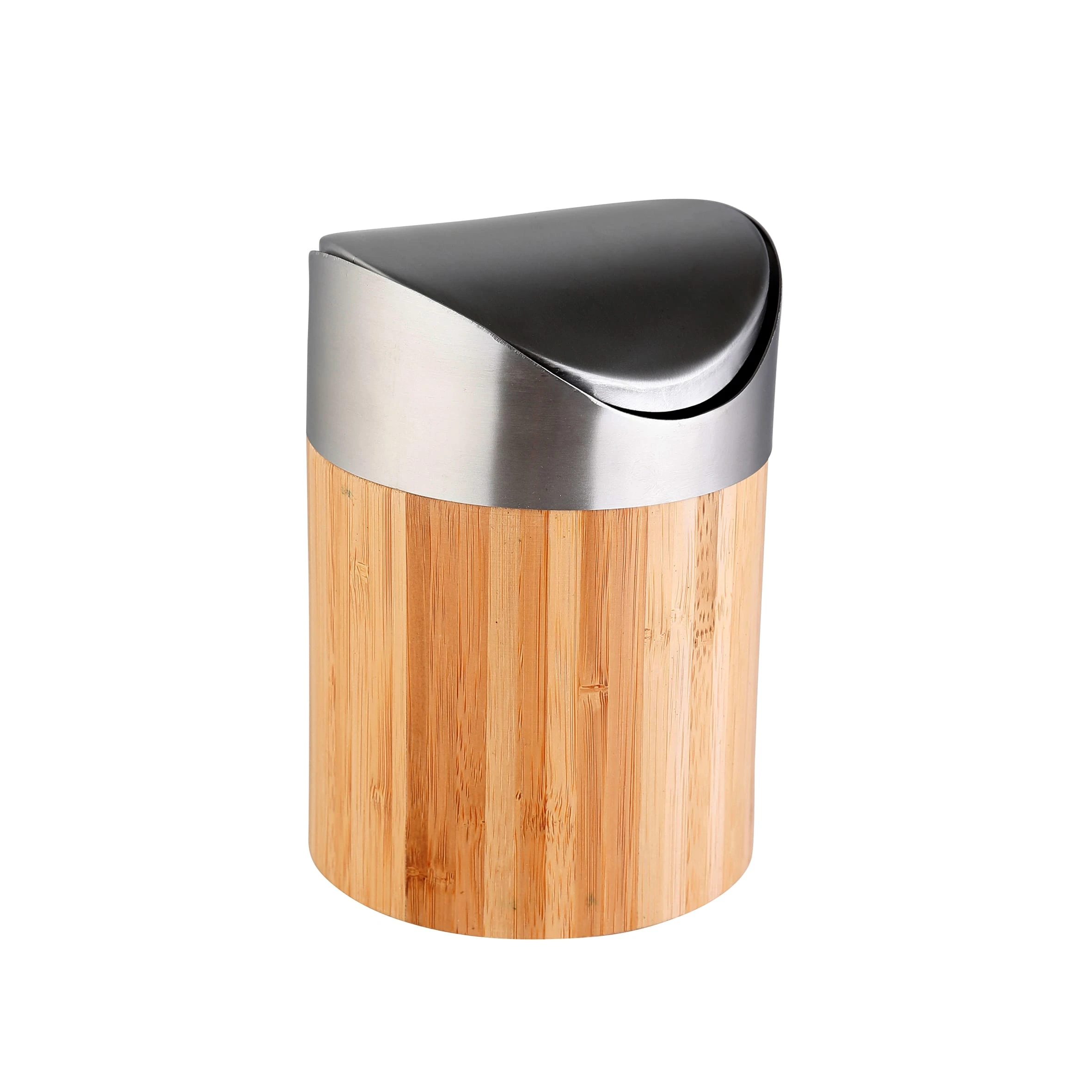 Axentia Kosmetikeimer "Bonja" In Silber/Braun 1 Axentia Kosmetikeimer "Bonja" In Silber/Braun