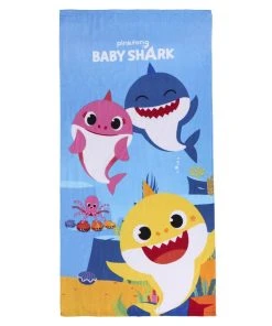 Bade-/ Strandtuch Baby Shark - (L) 140 Cm X (B) 70 Cm In Bunt