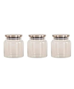 BELLA MAISON Vorratsglas 3er-Set Jely In White