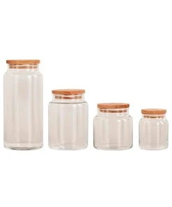 BELLA MAISON Vorratsgläser Joye In White