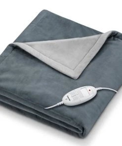 BEURER HD 75 Cosy Dark Grey Wärmezudecke In Grau