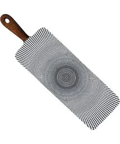 Björn Servierbrett "Dark Sun" In Natur/ Dunkelblau - (L)50 X (B)15 Cm