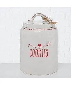 Boltze Vorratsdose "Dante" In Weiß - (H)26 X Ø 17,5 Cm