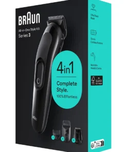 Braun Barttrimmer "Series 3 - SK3400 Styling Kit" In Schwarz -Relaxdays Verkaufsshop braun barttrimmer series 3 sk3400 styling kit in schwarz 2
