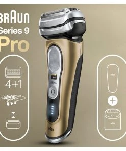 Braun Elektrischer Rasierer "Series 9 - 9469cc System Wet&dry" In Gold -Relaxdays Verkaufsshop braun elektrischer rasierer series 9 9469cc system wetanddry in gold 2