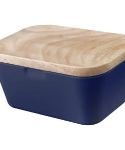 Brunner Butter Dose In Blau