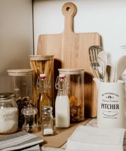 Butlers 4x Vorratsgläser 1750ml WOODLOCK In Transparent -Relaxdays Verkaufsshop butlers 4x vorratsglaser 1750ml woodlock in transparent 5