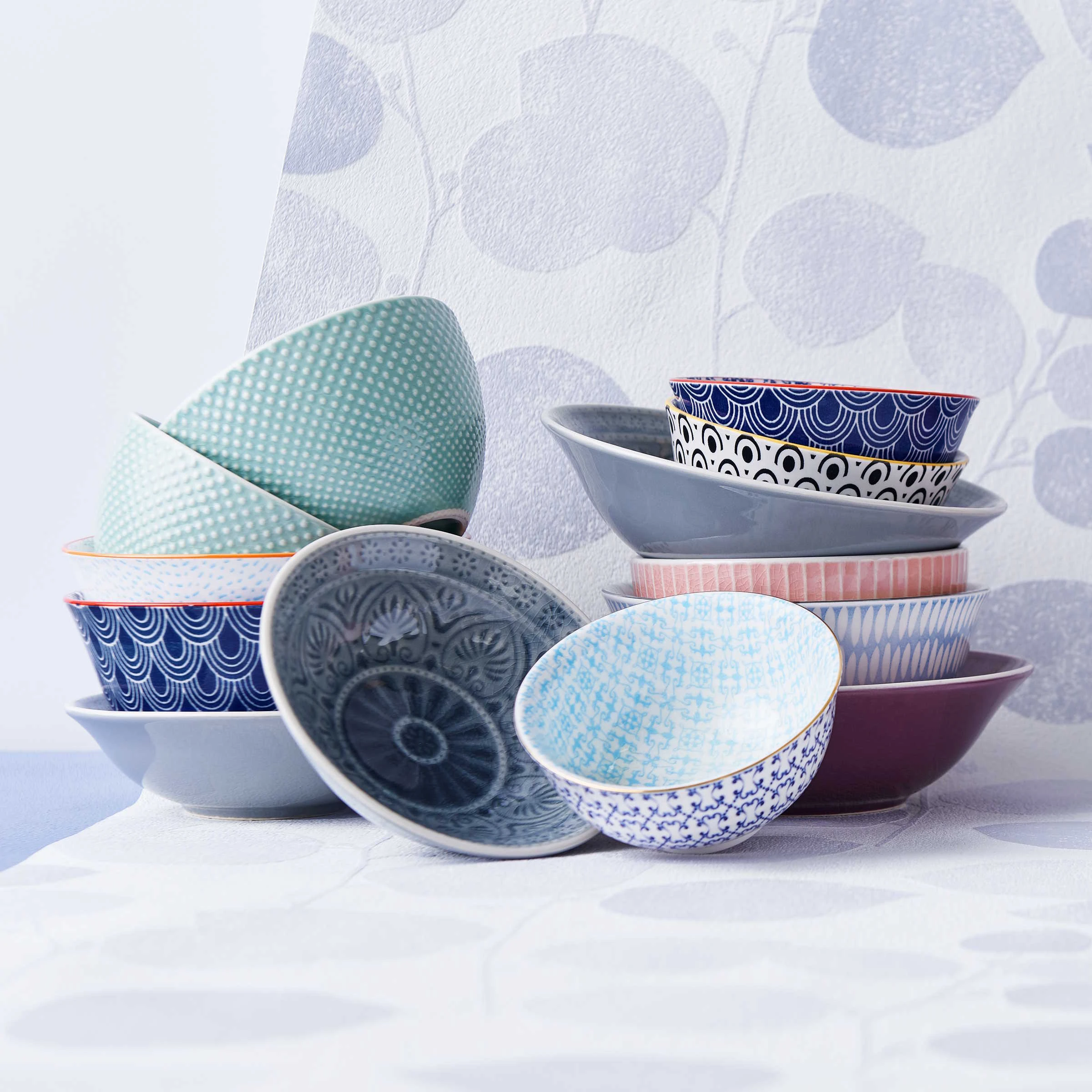 Butlers 6x Schale Mit Goldrand 520 Ml ORNAMENTS In Blau-Weiß 5 Butlers 6x Schale Mit Goldrand 520 Ml ORNAMENTS In Blau-Weiß – Bild 5