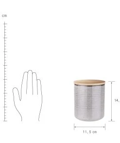Butlers Aufbewahrungsdose 1000ml QUEEN IT In Grau -Relaxdays Verkaufsshop butlers aufbewahrungsdose 1000ml queen it in grau 2