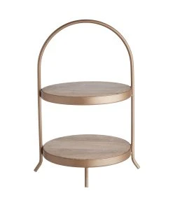 Butlers Etagere 2-stufig Höhe 35cm KATE In Braun