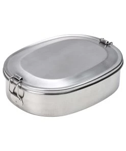 Butlers Lunchbox 18,5x14x6 Cm TIN MAN In Silber