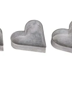 Chic Antique Tablett HERZ 3er Set