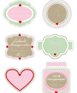 Dr. Oetker Gläser-Etiketten Einmachen