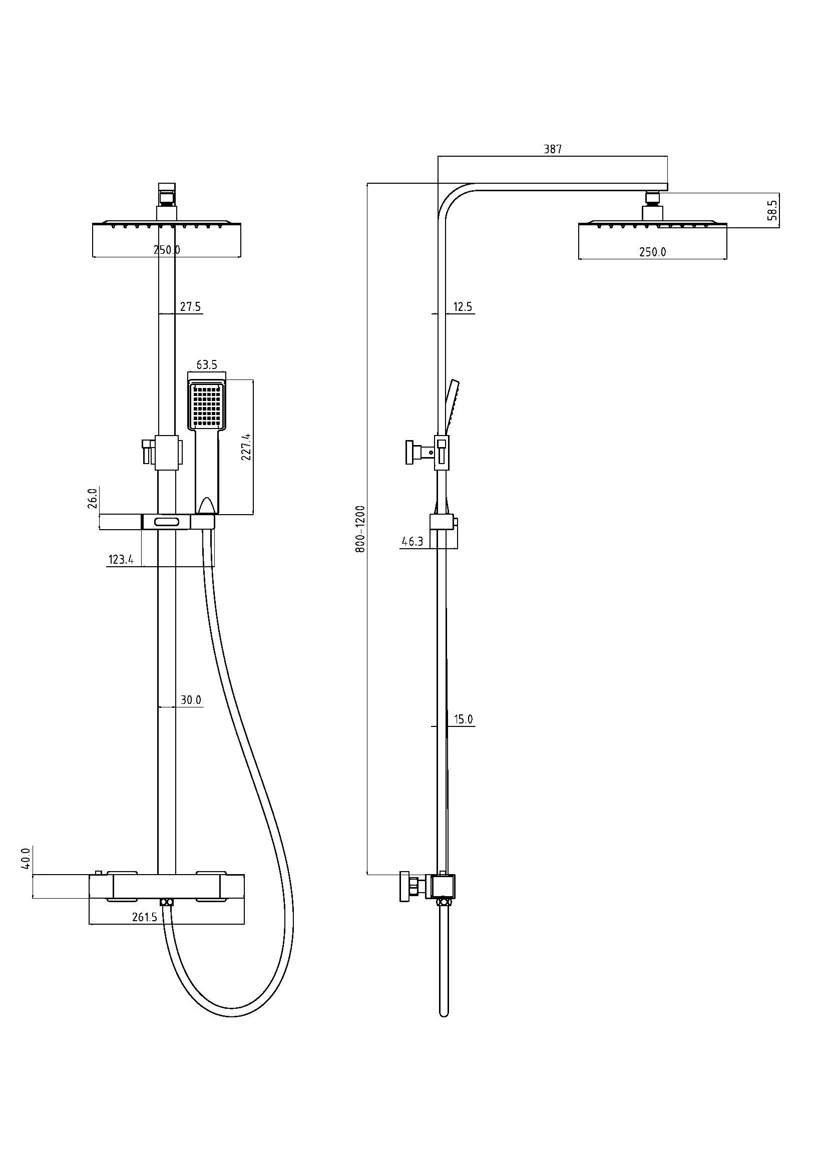 Eisl Since 1980 Thermostat Duschset GRANDE VITA In Chrom/Schwarz 7 Eisl Since 1980 Thermostat Duschset GRANDE VITA In Chrom/Schwarz – Bild 7