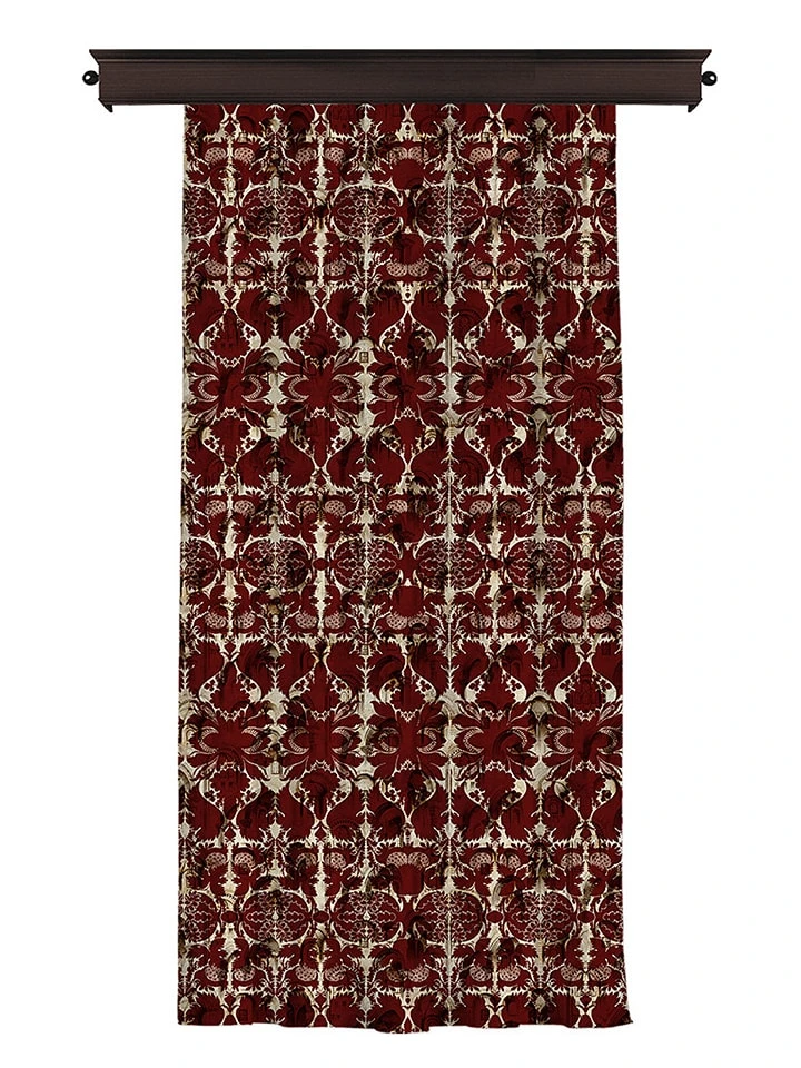 Elizabed Vorhang In Rot 2 Elizabed Vorhang In Rot – Bild 2