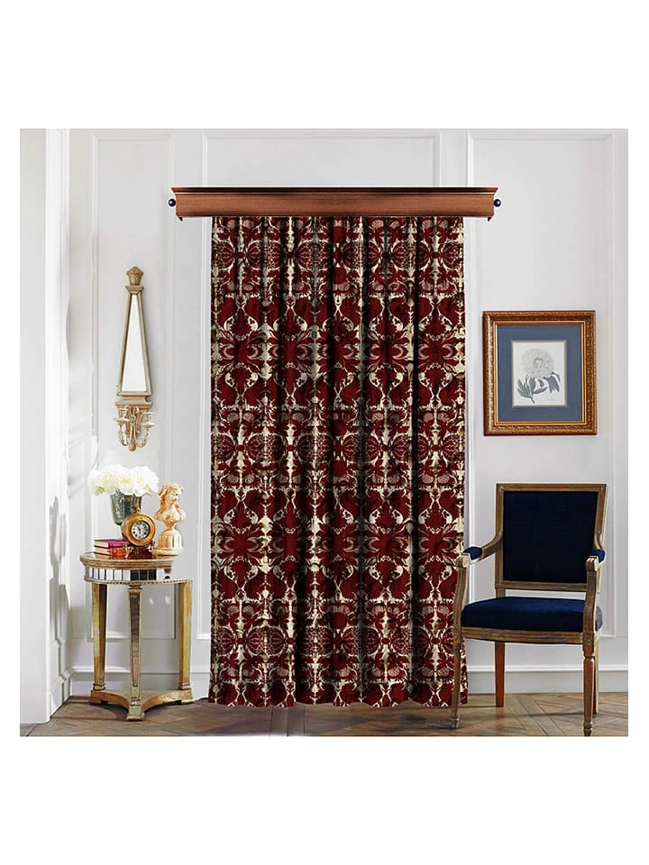 Elizabed Vorhang In Rot 1 Elizabed Vorhang In Rot