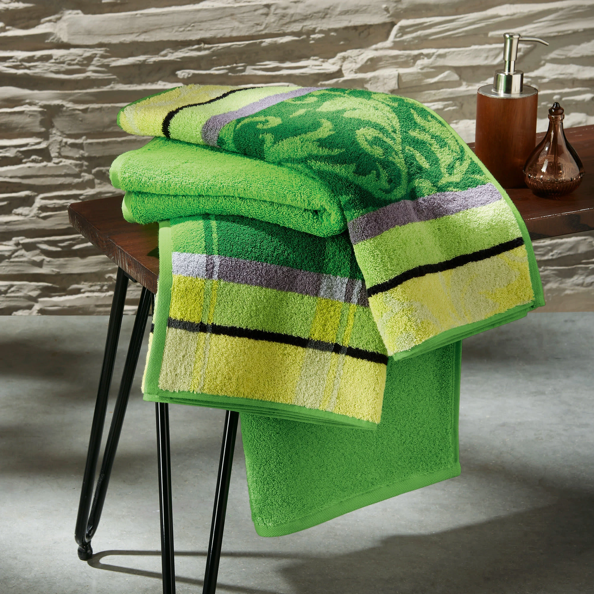 Erwin Müller Handtuch 4er-Pack Ludwigsburg In Apfelgrün 4 Erwin Müller Handtuch 4er-Pack Ludwigsburg In Apfelgrün – Bild 4