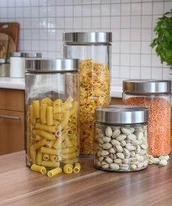 GAUMENKICK Vorratsglas In Trasparent - 1,7l 8 GAUMENKICK Vorratsglas In Trasparent - 1,7l -Relaxdays Verkaufsshop gaumenkick vorratsglas in trasparent 1 7l 3