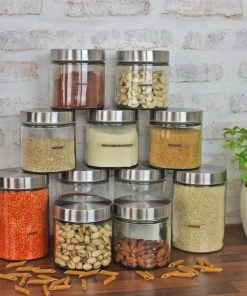 GAUMENKICK Vorratsglas In Trasparent - 1,7l 9 GAUMENKICK Vorratsglas In Trasparent - 1,7l -Relaxdays Verkaufsshop gaumenkick vorratsglas in trasparent 1 7l 4