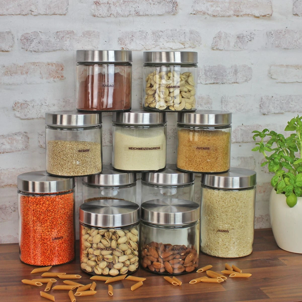 GAUMENKICK Vorratsglas In Trasparent - 1,7l 5 GAUMENKICK Vorratsglas In Trasparent - 1,7l – Bild 5