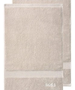 HUGO BOSS Home Gästehandtuch -Set LOFT (2tlg) In GREIGE -Relaxdays Verkaufsshop hugo boss home gastehandtuch set loft 2tlg in greige 3 scaled