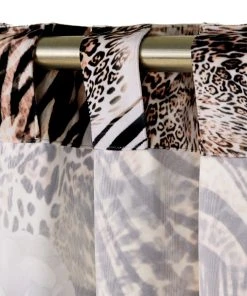 Impré Vorhang Set, 2-tlg. In Braun, Lila -Relaxdays Verkaufsshop impre vorhang set 2 tlg in braun lila 1 scaled