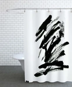 Juniqe Duschvorhang "Black Abstract" In Schwarz & Weiß 5 Juniqe Duschvorhang "Black Abstract" In Schwarz & Weiß -Relaxdays Verkaufsshop juniqe duschvorhang black abstract in schwarz and weiss 2