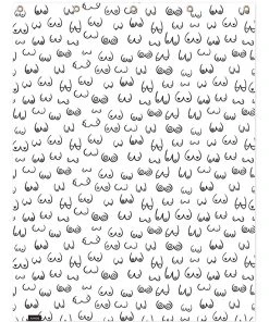 Juniqe Duschvorhang "Busenfreunde" In Schwarz & Weiß