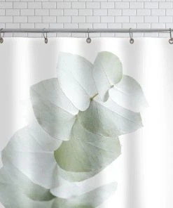 Juniqe Duschvorhang "Eucalyptus White 1" In Grün & Weiß -Relaxdays Verkaufsshop juniqe duschvorhang eucalyptus white 1 in grun and weiss 1
