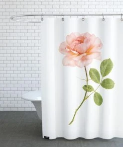 Juniqe Duschvorhang "Rose 1" In Grün & Rosa -Relaxdays Verkaufsshop juniqe duschvorhang rose 1 in grun and rosa 2