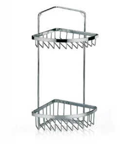 Kela Duschkorb Galant In Silber Matt, L 20 Cm X B 14,5 Cm X H 34 Cm